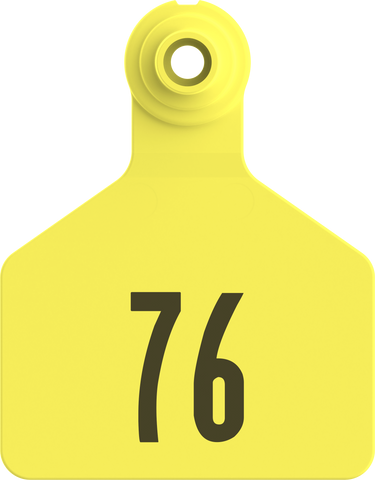 Z-Tag Stockman 2-Piece Calf Numbered 1 Side Tag