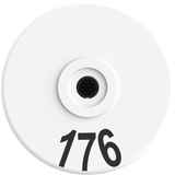 Z-Tag Stockman Numbered Male Button