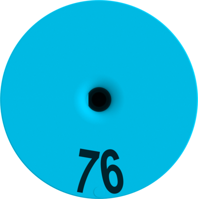 Z-Tag Stockman Numbered Male Button