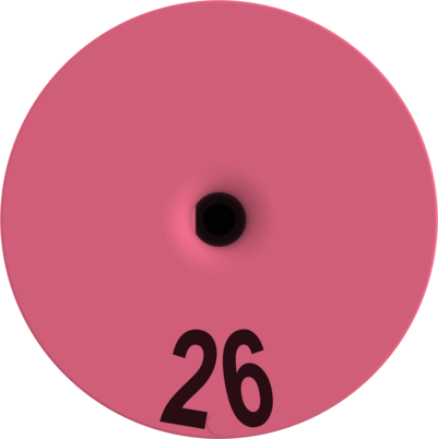 Z-Tag Stockman Numbered Male Button