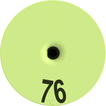Z-Tag Stockman Numbered Male Button