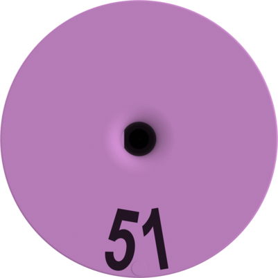 Z-Tag Stockman Numbered Male Button