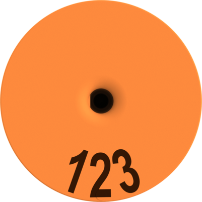 Z-Tag Stockman Numbered Male Button