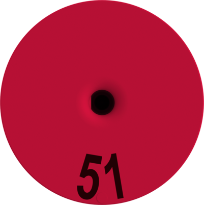 Z-Tag Stockman Numbered Male Button