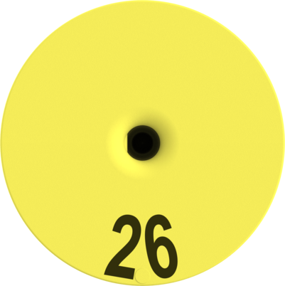 Z-Tag Stockman Numbered Male Button