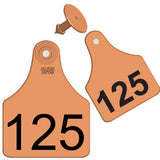 Allflex Global Maxi Numbered 2 Sides Tag With Button
