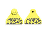 Allflex Global Sheep Mini Custom 1 Side Female Tag with Custom 1 Side Male Tag - Set 1