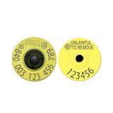 Allflex RFID USDA 840 FDX EID Ear Tag with custom Button