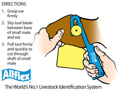 allflex ear tag removal knife instructions