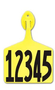 Allflex Feedlot Numbered 1 Side Tag