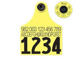 Allflex Global Maxi Custom 1 Side Tag With Button - Tamperproof - Matched Set - FDX