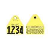 Allflex Global Medium Custom 1 Side Tag With Male Custom 1 Side Tag - Set