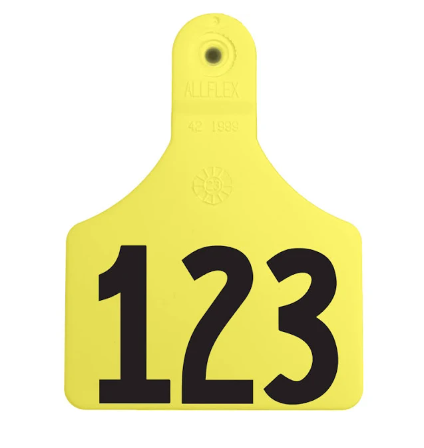 Allflex ATag Calf Numbered 1 Side Ear Tag
