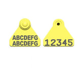 Allflex Global Sheep Mini Custom 1 Side Female Tag with Custom 1 Side Male Tag - Set 2