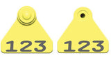 Allflex Global Sheep Mini Custom 1 Side Female Tag with Custom 1 Side Male Tag - Set 1