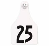 Allflex Global Bag of Super Maxi Pre-Numbered Tags With Buttons (25/bag)