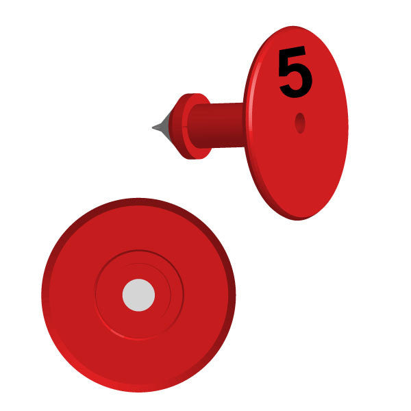 Bag of 25 Pre-Numbered Ear Tags: Y-Tex 2 piece small button sets for ...