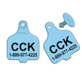 Destron Fearing Duflex Large Custom 2 Sides Tag With Button