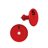 Destron Fearing Duflex Numbered Male Infecta Guard Button with Numbered Female Round Set