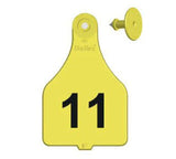 Destron Fearing Duflex Extra Large Numbered 2 Sides Tag With Button