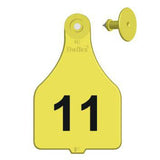 Destron Fearing Duflex Bag of Extra Large Pre-Numbered Tags With Buttons (25/bag)