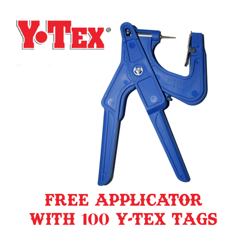 Free Y-Tex Applicator with 100 Custom Ear Tags Promo - Offer will be applied at checkout