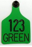 Ritchey Universal Large Numbered 1 Side Tag - Female Tag Only