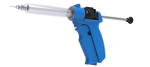 Datamars Syringe NJ Phillips Repeater Applicator - Pistol Grip with Polypropylene Barrel