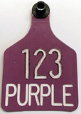 Ritchey Universal Large Numbered 1 Side Tag With Black Button