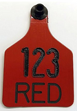 Ritchey Universal Large Numbered 1 Side Tag - Female Tag Only