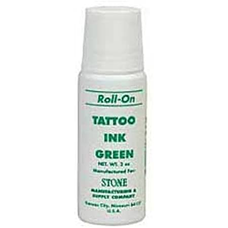 Stone Tattoo Ink - Green - Roll On 2oz (6/case)
