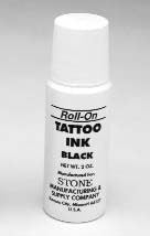 Stone Tattoo Ink - Black - Roll On 2oz