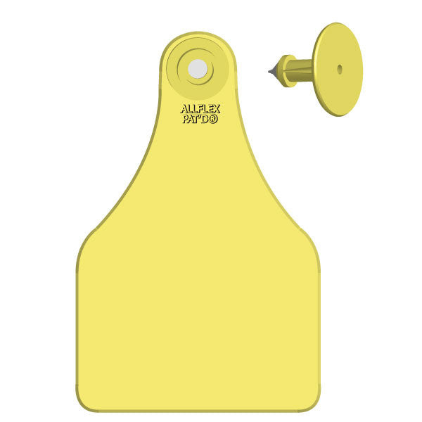 Allflex Global Bag of Super Maxi Blank Tags With Buttons (25/bag)