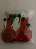 Christmas Gift Wrapping Ear Tag Gift Tags (12 in a bag)