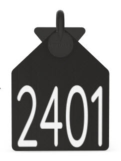 Ritchey Curved Arrowhead Large Numbered 1 Side Tag