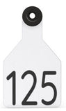 Ritchey Universal Medium Numbered 1 Side Tag With Black Button