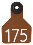 Ritchey Universal Small Numbered 1 Side Tag With Black Button