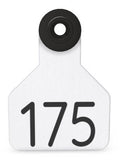 Ritchey Bag of Universal Small Blank Tags With Black Buttons (25/bag)