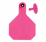 Y-Tex AA Large 4* Custom 1 Side Tag With Button - 100 tags with Free Applicator