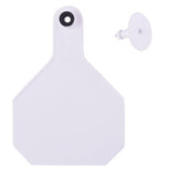 Y-Tex AA Bag of Large 4* Blank Tags With Buttons (25/bag)