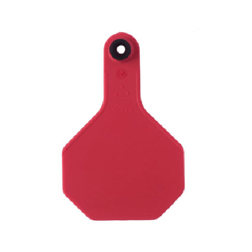 Y-Tex AA Medium 3* Custom 1 Side Tag With Button - Tamperproof - USDA 840 Visual