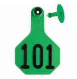 Y-Tex AA Bag of Small 2* Pre-Numbered Tags With Buttons (25/bag)