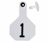 Y-Tex AA Medium 3* Numbered 2 Sides Tag With Button