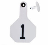 Y-Tex AA Medium 3* Numbered 1 Side Tag With Button