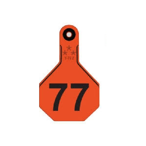 Y-Tex AA Medium 3* Numbered 1 Side Tag - Female Tag Only
