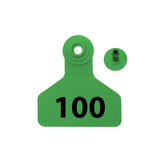Z-Tag Bag of Stockman 2-Piece Small Animal Pre-Numbered Tags With Buttons (25/bag) - 16 colors