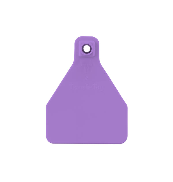 TEMPLE TAG Herdsman Tamperproof Medium Calf Blank Ear Tag with Button (25/bag)