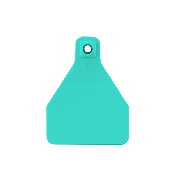 TEMPLE TAG Herdsman Tamperproof Medium Calf Blank Ear Tag with Button (25/bag)