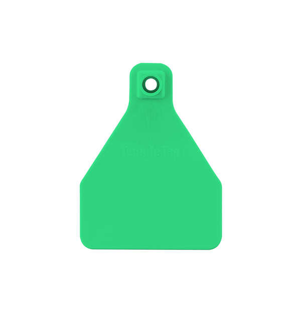 TEMPLE TAG Herdsman Tamperproof Medium Calf Blank Ear Tag with Button (25/bag)