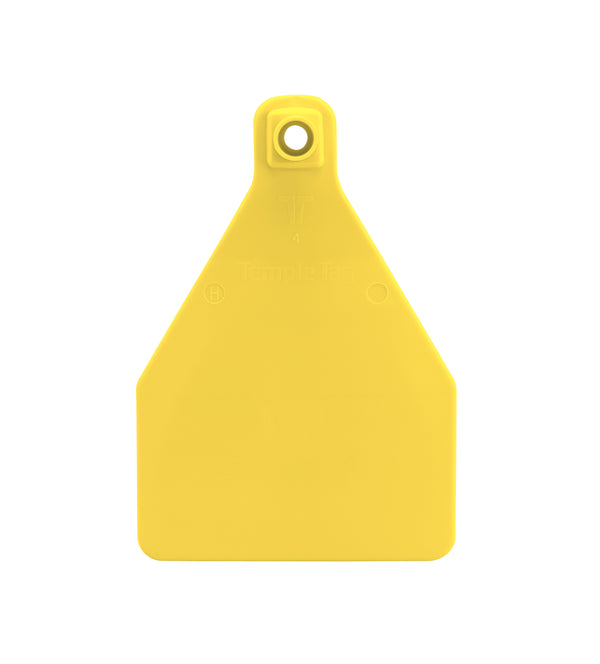 Temple Herdsman Large Cow Blank Ear Tags with Buttons (25/Bag)